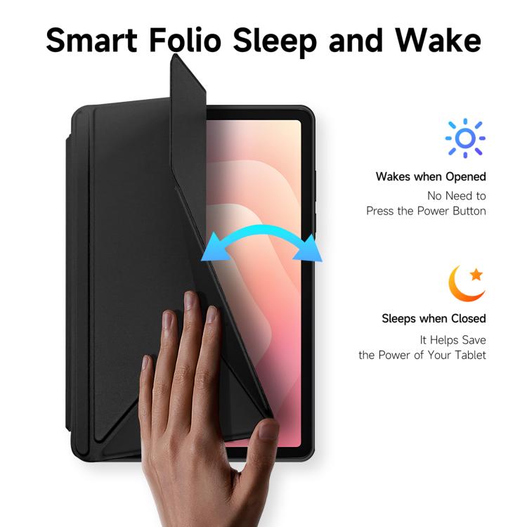 For Samsung Galaxy Tab S11 DUX DUCIS Magi Series Smart Leather Tablet Case