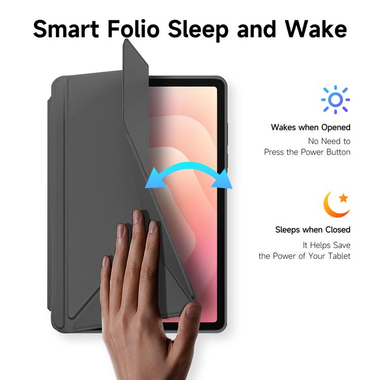 For Samsung Galaxy Tab S11 DUX DUCIS Magi Series Smart Leather Tablet Case