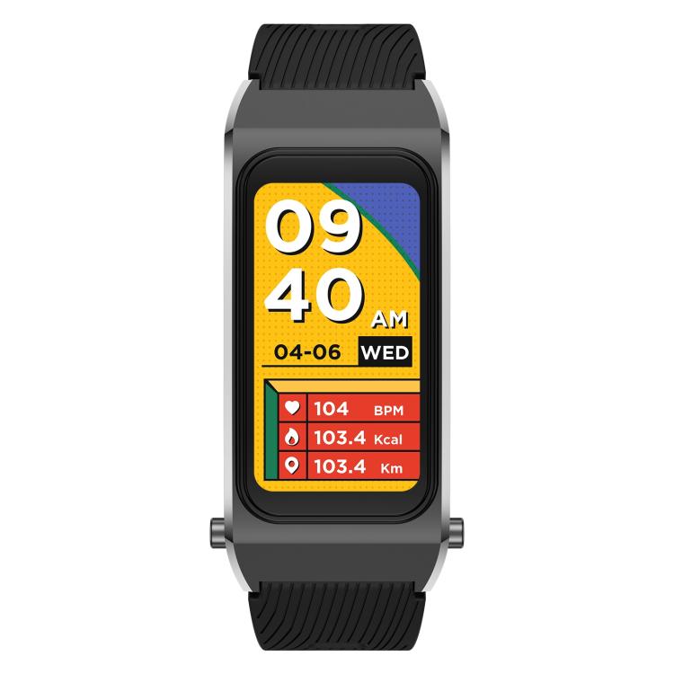B7 Pro 1.5 inch 2 in 1 Bluetooth Earphone Silicone Strap Smart Watch, Support Heart Rate / Sleep Monitoring