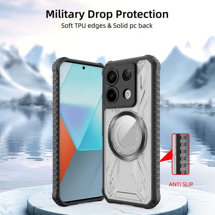 For Redmi Note 13 5G CD Texture Magsafe Phone Case