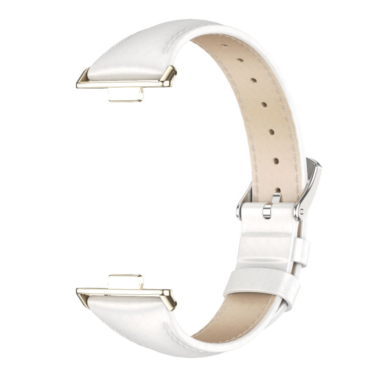 For Huawei Watch Fit3 MIJOBS Slim Genuine Leather Watch Band