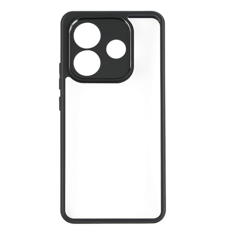 For Redmi Note 14 5G Frosted TPU + Transparent PC Phone Case