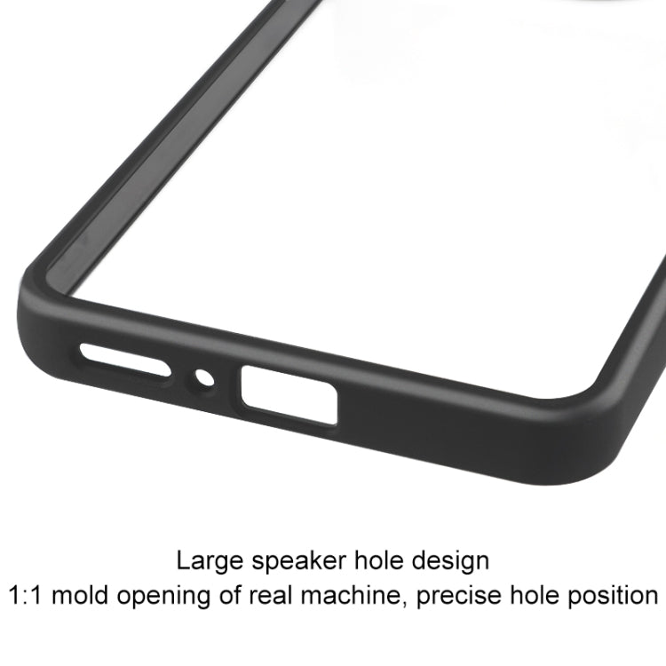 For Redmi Note 14 5G Frosted TPU + Transparent PC Phone Case
