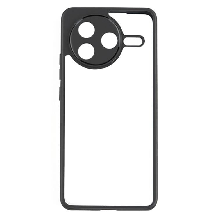 For Redmi K80 Frosted TPU + Transparent PC Phone Case