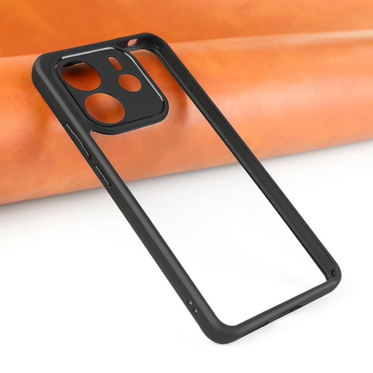 For Redmi Note 14 4G 163.25mm Frosted TPU + Transparent PC Phone Case