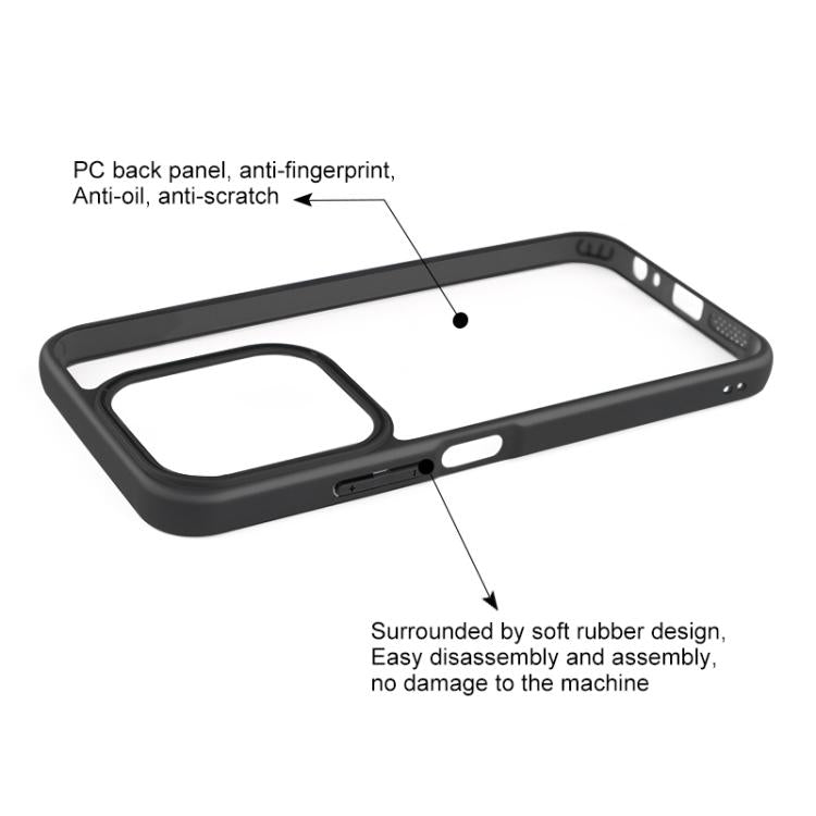 For Redmi 15C 5G/4G EU 173mm/Poco C85 5G Frosted TPU + Transparent PC Phone Case