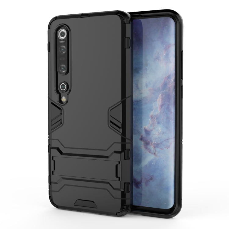 For Xiaomi Mi 10 Pro 5G PC + TPU Anti-fall Protective Case with Invisible Holder