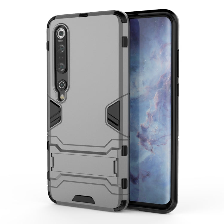 For Xiaomi Mi 10 Pro 5G PC + TPU Anti-fall Protective Case with Invisible Holder