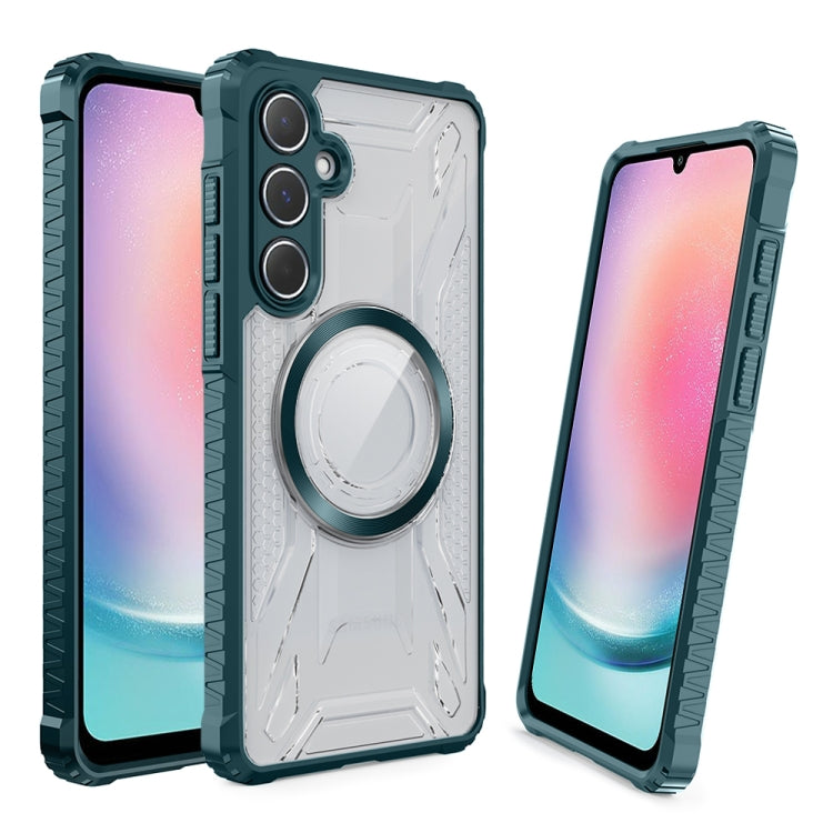 For Samsung Galaxy A24 / A25 CD Texture Magsafe Phone Case