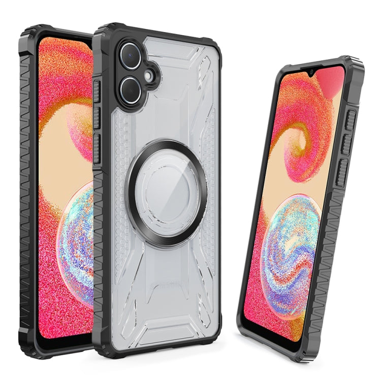 For Samsung Galaxy A04e CD Texture Magsafe Phone Case