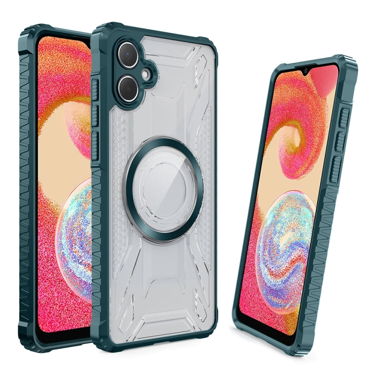 For Samsung Galaxy A04e CD Texture Magsafe Phone Case