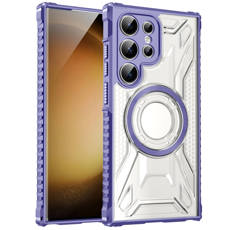 For Samsung Galaxy S24 Ultra 5G CD Texture Magsafe Phone Case