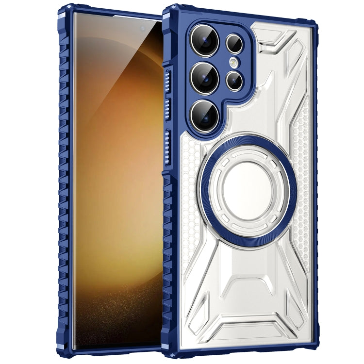 For Samsung Galaxy S24 Ultra 5G CD Texture Magsafe Phone Case
