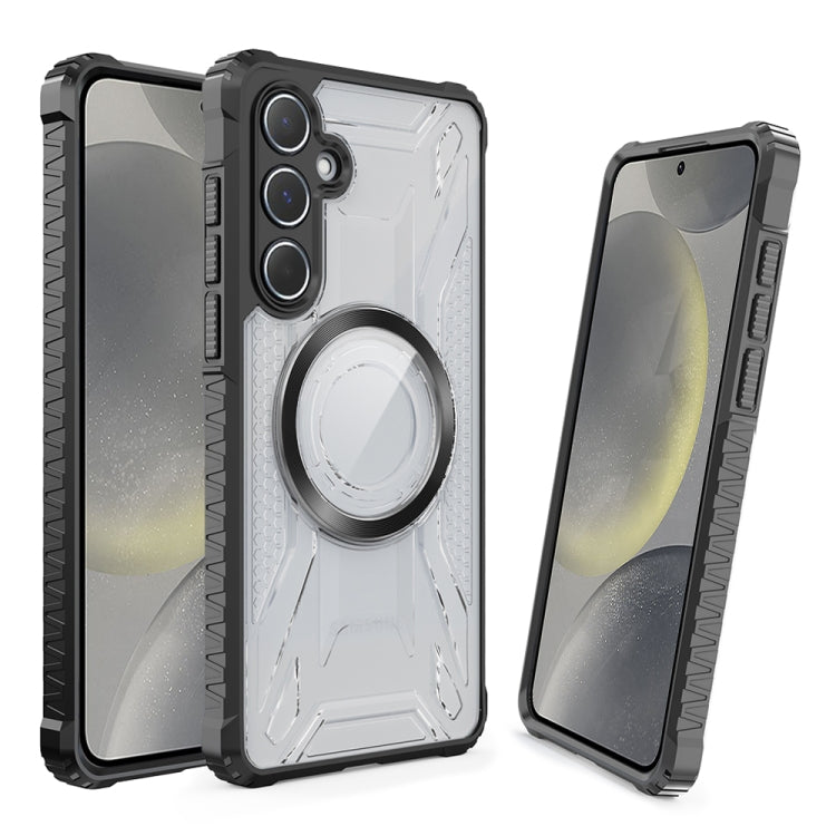 For Samsung Galaxy S24 5G CD Texture Magsafe Phone Case