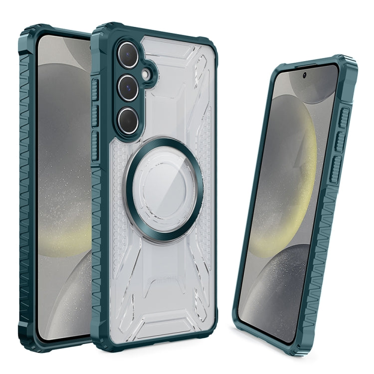 For Samsung Galaxy S24 5G CD Texture Magsafe Phone Case