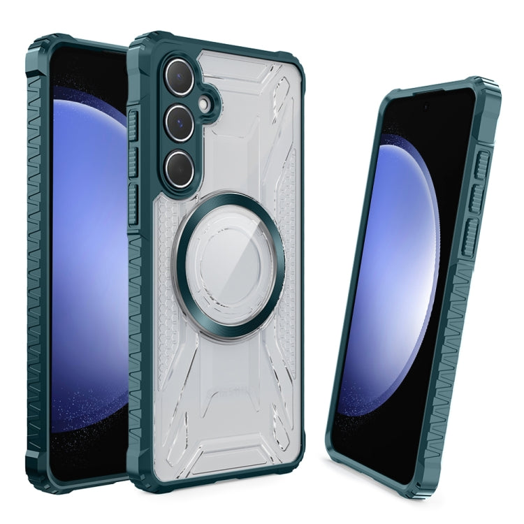 For Samsung Galaxy S23 FE 5G CD Texture Magsafe Phone Case