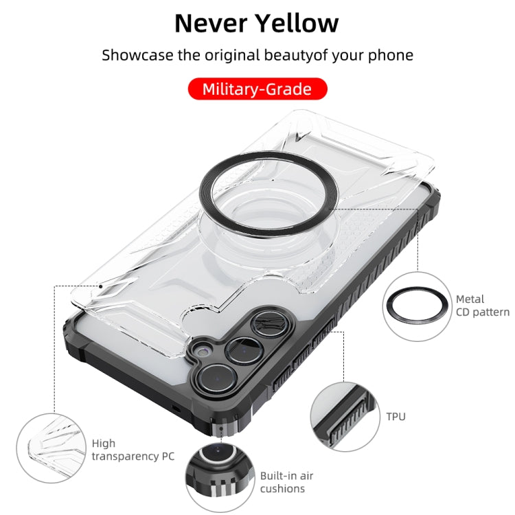 For Samsung Galaxy S24 5G CD Texture Magsafe Phone Case