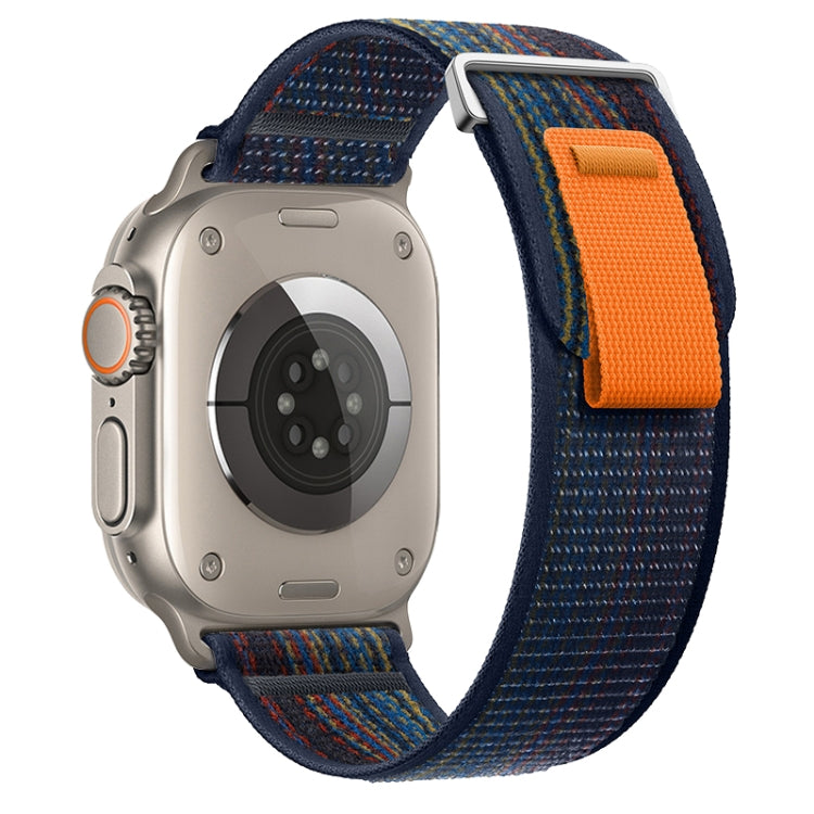 For Apple Watch Ultra 2 49mm Dual-Section Loop Nylon Watch Band