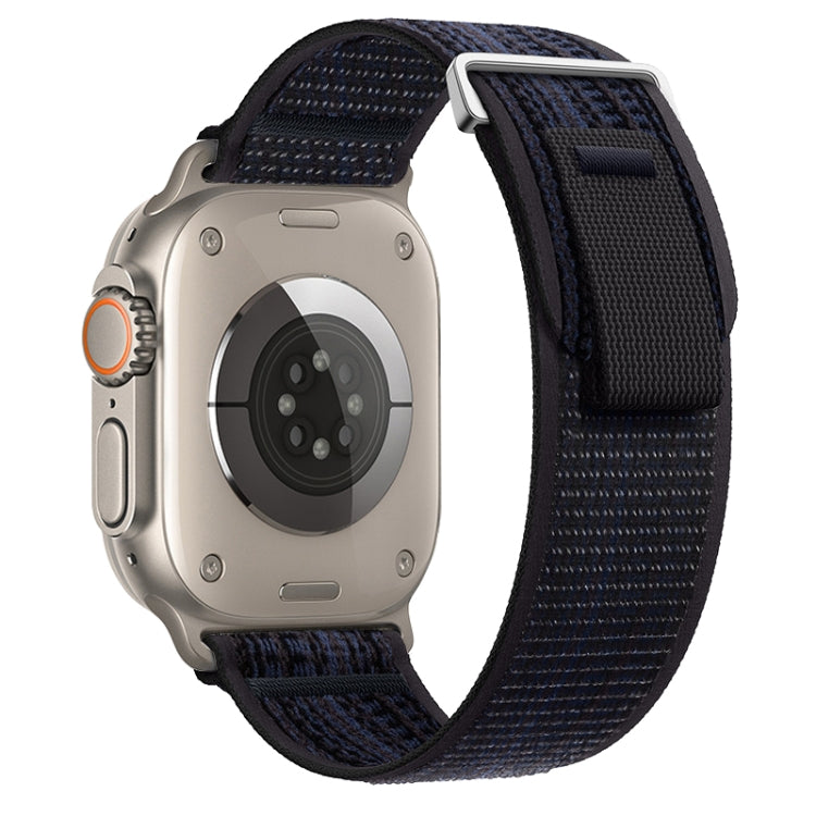 For Apple Watch Ultra 2 49mm Dual-Section Loop Nylon Watch Band
