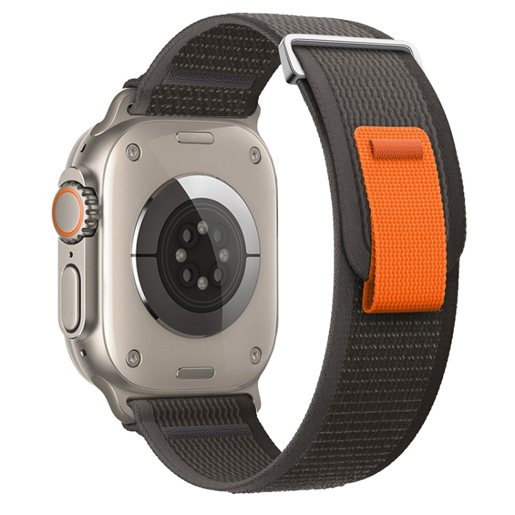 For Apple Watch Ultra 2 49mm Dual-Section Loop Nylon Watch Band