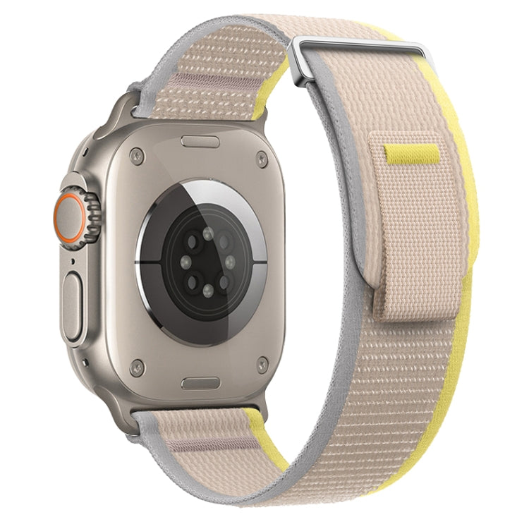 For Apple Watch Ultra 2 49mm Dual-Section Loop Nylon Watch Band