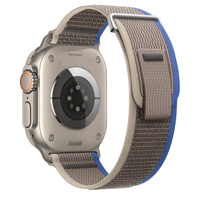 For Apple Watch Ultra 2 49mm Dual-Section Loop Nylon Watch Band