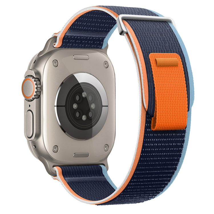 For Apple Watch Ultra 2 49mm Dual-Section Loop Nylon Watch Band