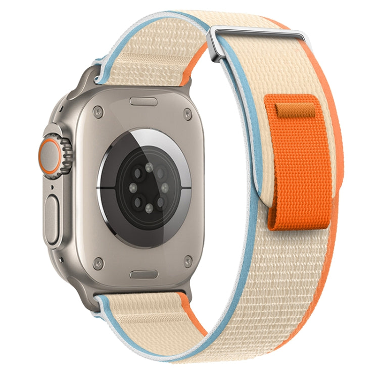 For Apple Watch Ultra 2 49mm Dual-Section Loop Nylon Watch Band