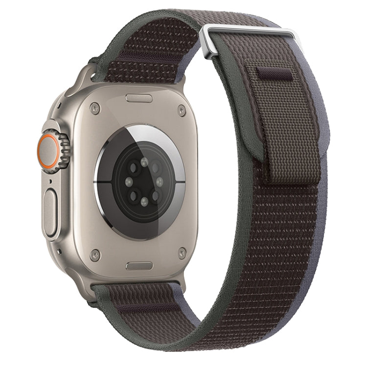 For Apple Watch Ultra 2 49mm Dual-Section Loop Nylon Watch Band
