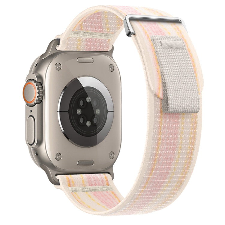 For Apple Watch Ultra 49mm Dual-Section Loop Nylon Watch Band