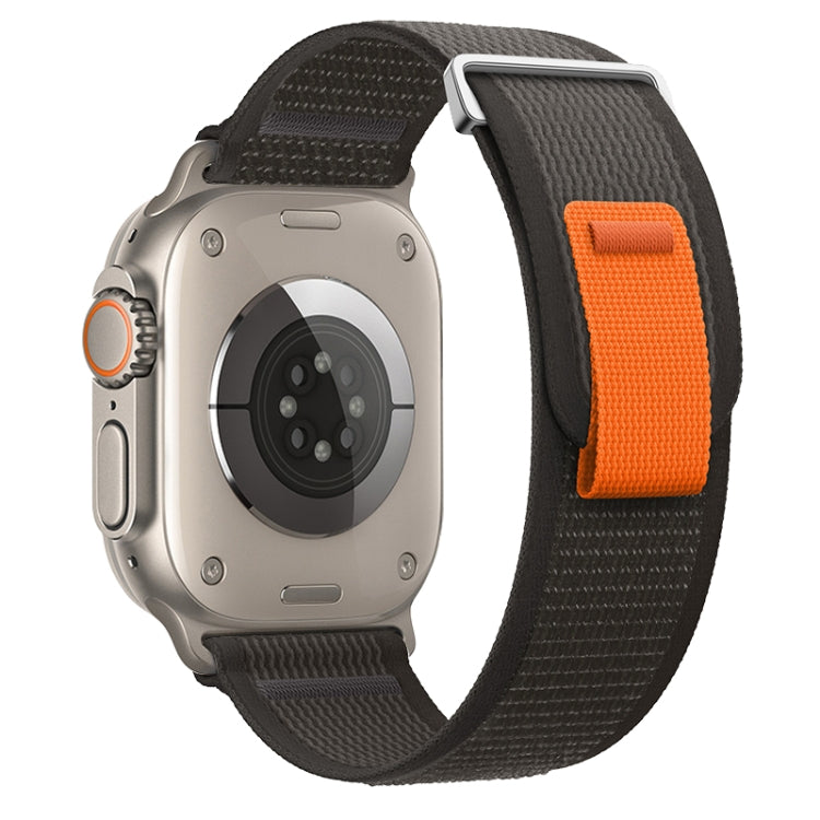 For Apple Watch Ultra 49mm Dual-Section Loop Nylon Watch Band