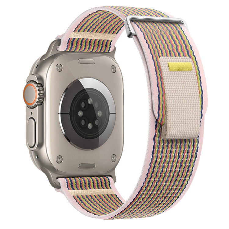 For Apple Watch Ultra 49mm Dual-Section Loop Nylon Watch Band