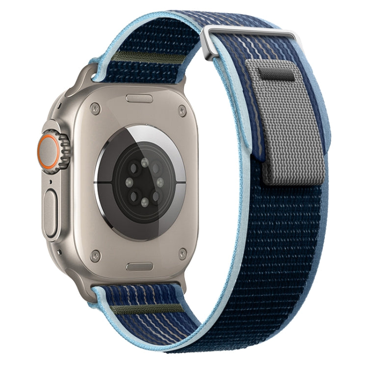 For Apple Watch Ultra 49mm Dual-Section Loop Nylon Watch Band
