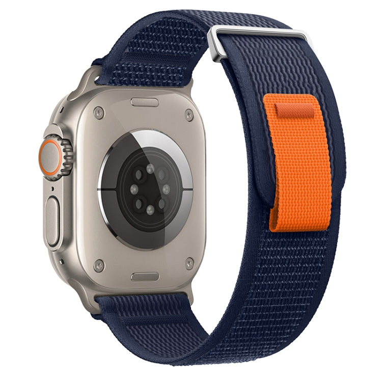 For Apple Watch Ultra 49mm Dual-Section Loop Nylon Watch Band