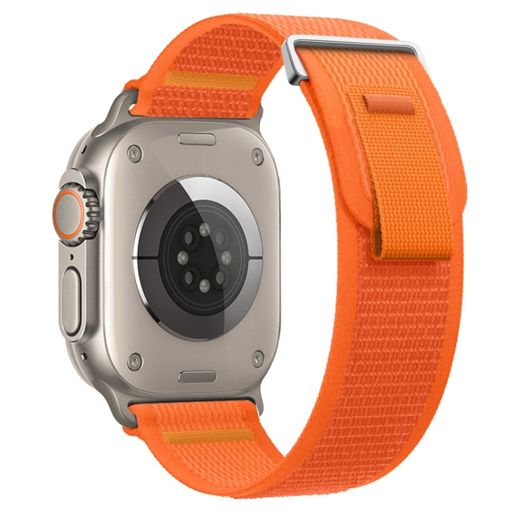 For Apple Watch Ultra 49mm Dual-Section Loop Nylon Watch Band