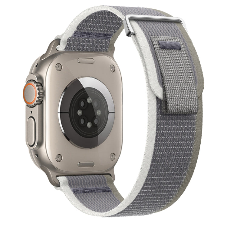For Apple Watch Ultra 49mm Dual-Section Loop Nylon Watch Band