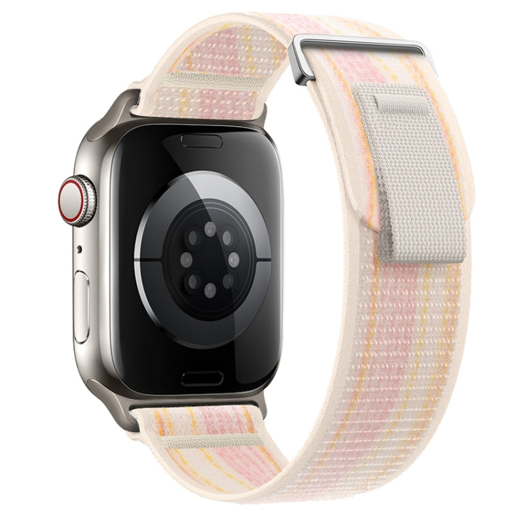 For Apple Watch Series 6 40mm Dual-Section Loop Nylon Watch Band