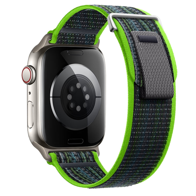For Apple Watch Series 6 40mm Dual-Section Loop Nylon Watch Band