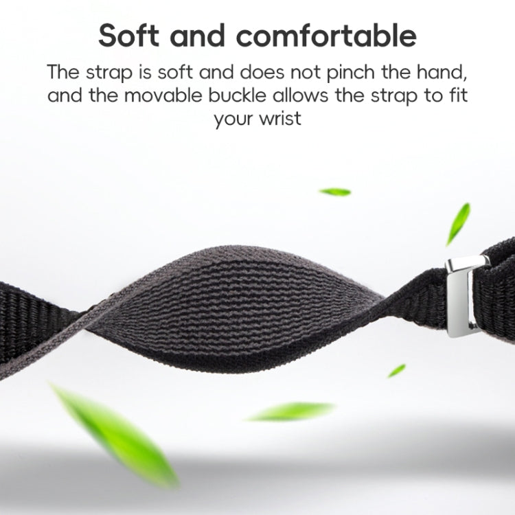 For Apple Watch Series 9 45mm Dual-Section Loop Nylon Watch Band