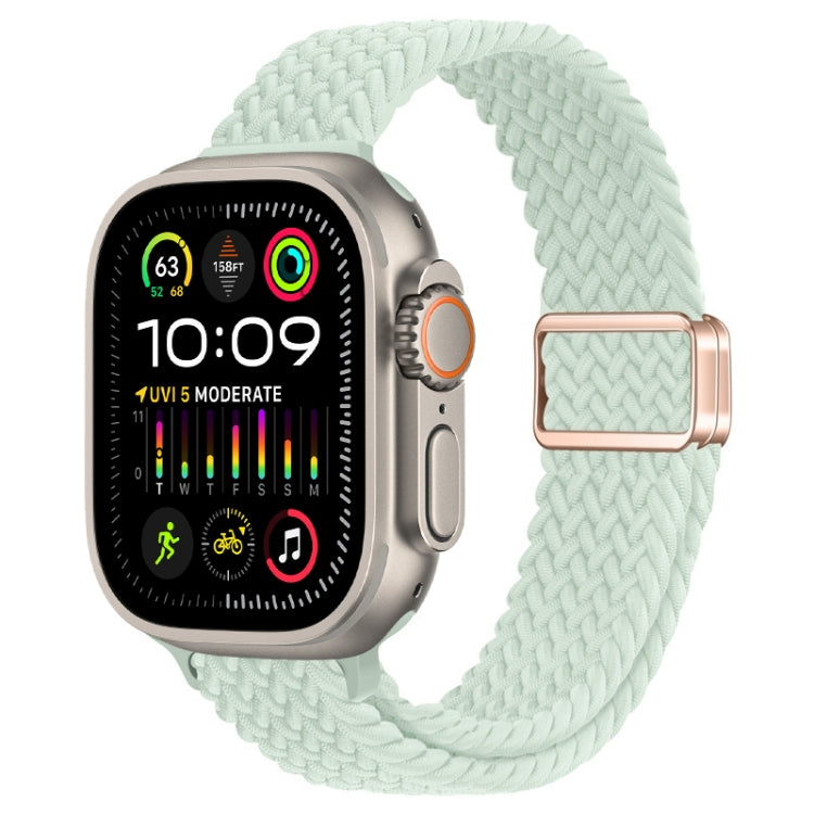For Apple Watch Ultra 2 49mm Slim Magnetic Buckle Nylon Braided Watch Band