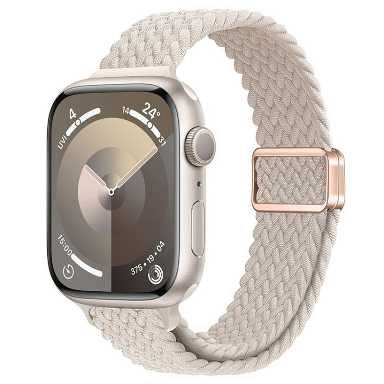 For Apple Watch Series 3 42mm Slim Magnetic Buckle Nylon Braided Watch Band