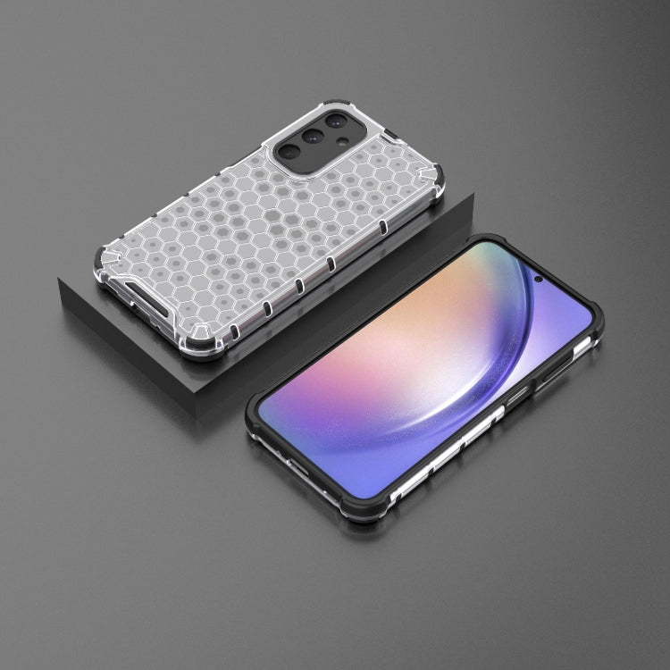For Samsung Galaxy M35 5G Shockproof Honeycomb PC + TPU Protective Phone Case
