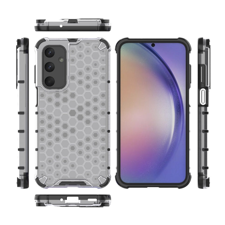 For Samsung Galaxy M35 5G Shockproof Honeycomb PC + TPU Protective Phone Case