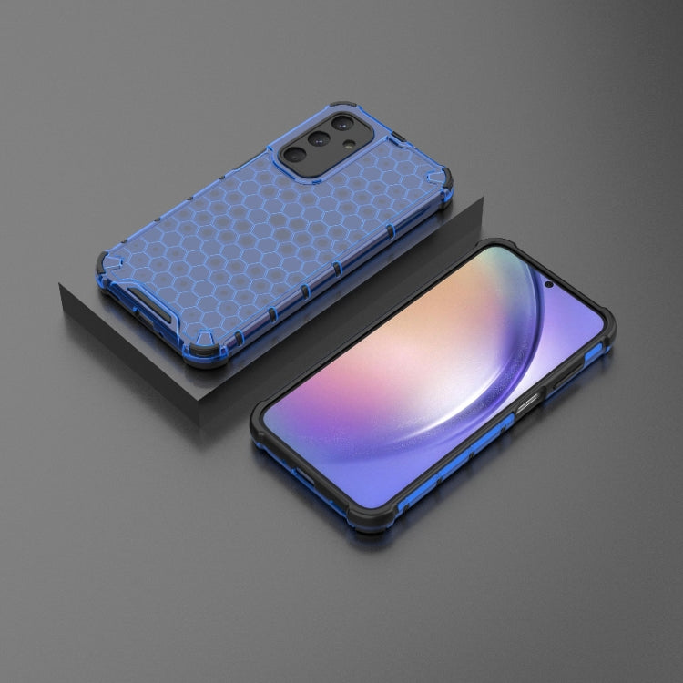 For Samsung Galaxy M35 5G Shockproof Honeycomb PC + TPU Protective Phone Case
