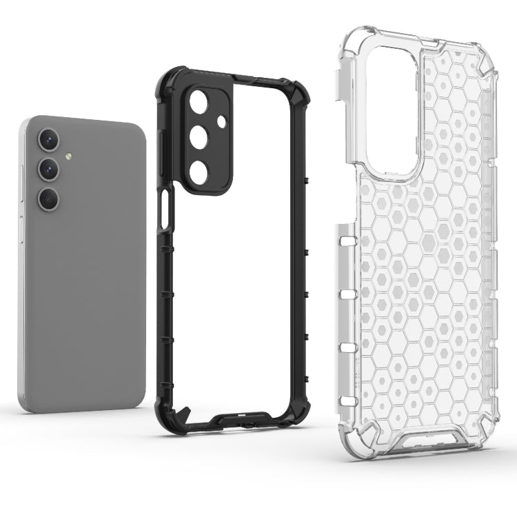 For Samsung Galaxy M35 5G Shockproof Honeycomb PC + TPU Protective Phone Case