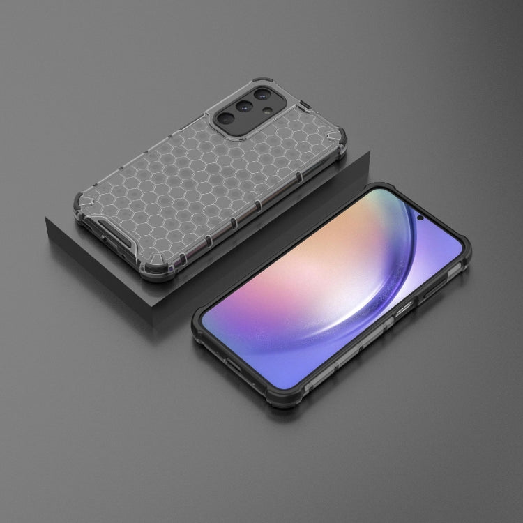 For Samsung Galaxy M35 5G Shockproof Honeycomb PC + TPU Protective Phone Case