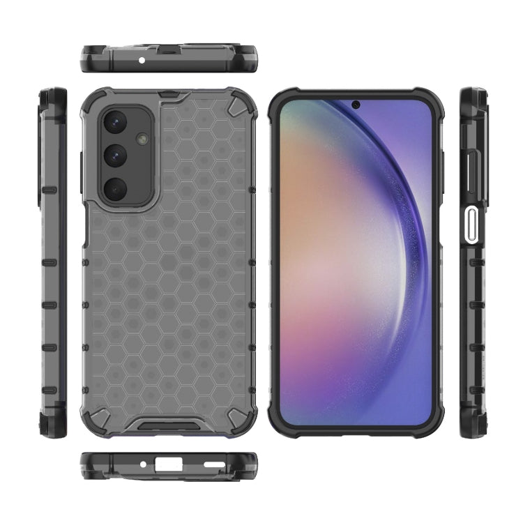 For Samsung Galaxy M35 5G Shockproof Honeycomb PC + TPU Protective Phone Case