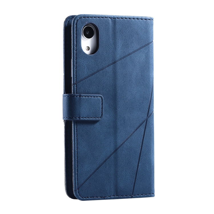 For iPhone XR Skin Feel Splicing Horizontal Flip Leather Case with Holder & Card Slots & Wallet & Photo Frame