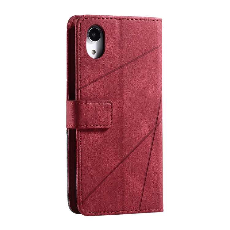 For iPhone XR Skin Feel Splicing Horizontal Flip Leather Case with Holder & Card Slots & Wallet & Photo Frame