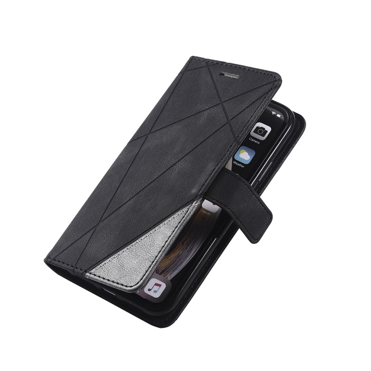 For iPhone XR Skin Feel Splicing Horizontal Flip Leather Case with Holder & Card Slots & Wallet & Photo Frame